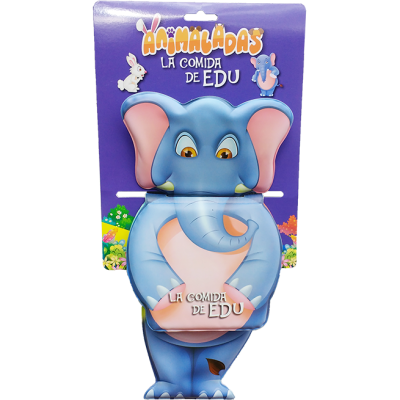 Animaladas - La comida de Edu, libro plástico1