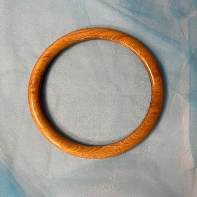Aro de madera barnizada 22cm Ø - Producto de vitrina