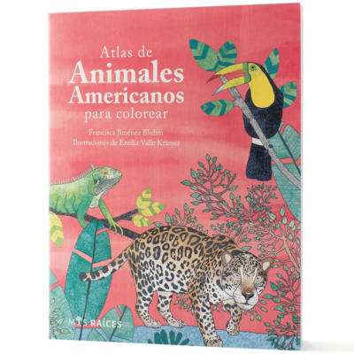 Atlas de animales americanos para colorear