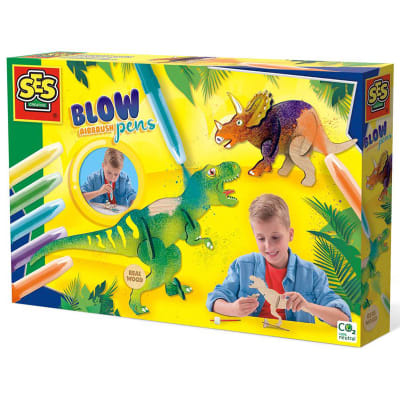 Bolígrafos con aerógrafo - Dinosaurios1