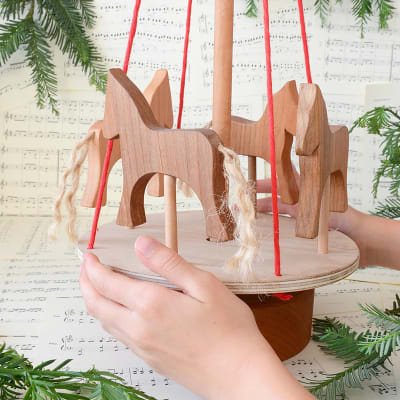 Carrusel todo natual, línea madera nativa1