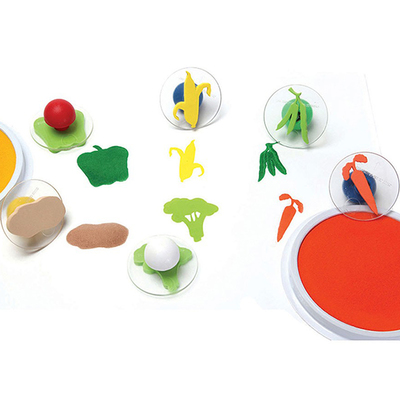 Set 6 sellos gigantes verduras1