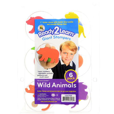 6 Sellos gigantes animales de la selva1