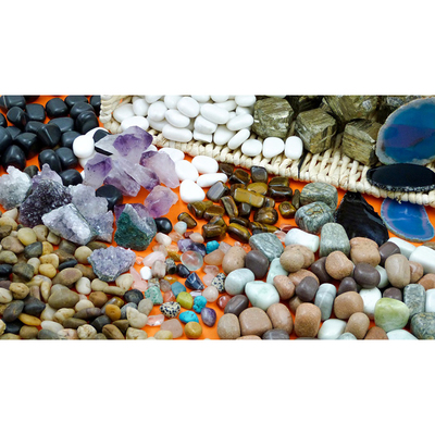 Caja tesoros de minerales y piedras