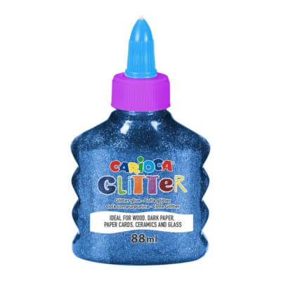 Cola glitter spark 88ml azul1