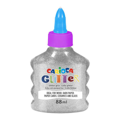 Cola glitter spark 88ml plateado1