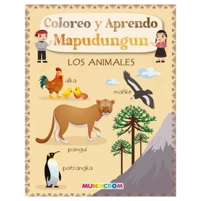 Coloreo y aprendo Mapudungun - Los animales1