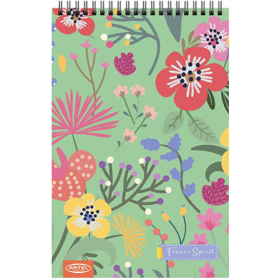 Artel Croquera oficio floral 80 hojas, fondo verde1
