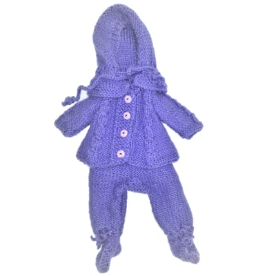 Traje de lana 3pz modelo Dani - para muñecos de 40cm1