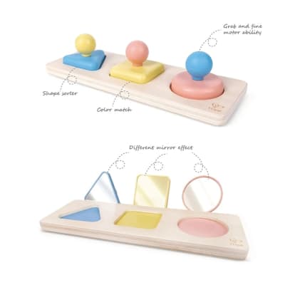 Encaje espejos Montessori