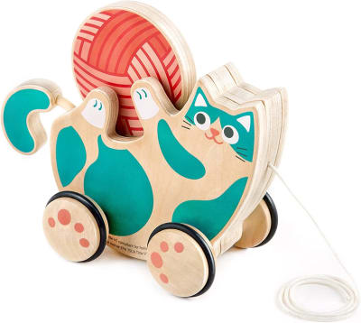 Gatito de arrastre Roll & Rattle Kitten - Hape1