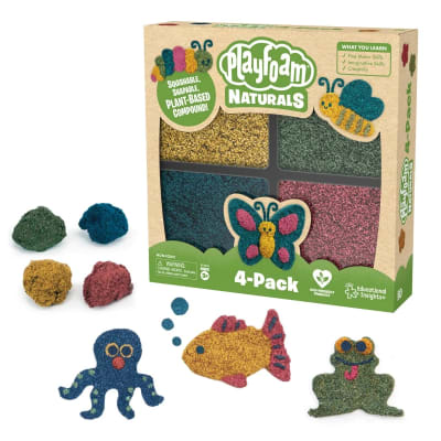 Playfoam natural, pack 4 colores1
