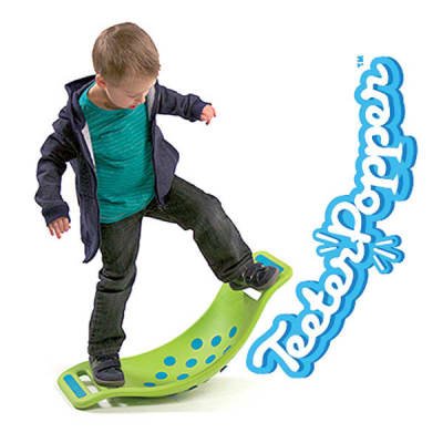 Teeter popper, juego de habilidades motoras