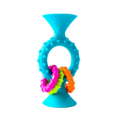 Pipsiquigz Loops celeste, mordedor y sonajero sensorial