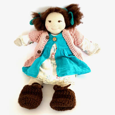 Muñeca Waldorf - Flora1