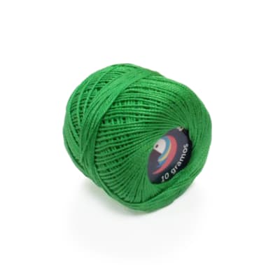 Hilo de bordar perle 10grs verde n°81