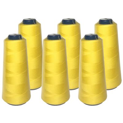 Hilo de coser amarillo, 6 unidades1