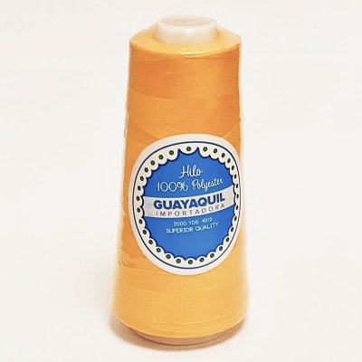 Hilo de coser 40/2, 2000 yardas color amarillo