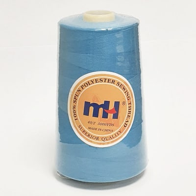 Hilo de coser 40/2, 5000 yardas color azul A822