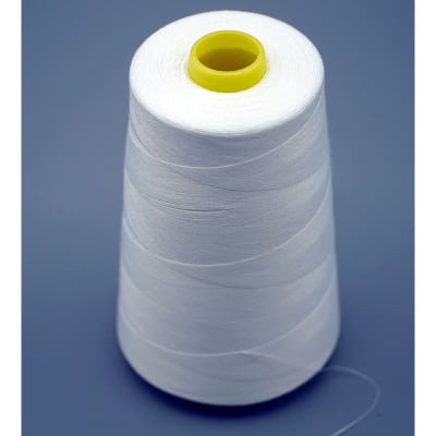 Hilo de coser 30/2, 5000 yardas color blanco1