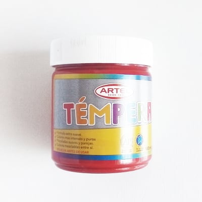 Artel Témpera 100ml bermellón n°881