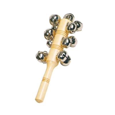 Sonajero de madera 13 cascabeles