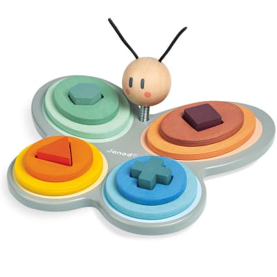 Mariposa encajable de formas Sweet Cocoon1