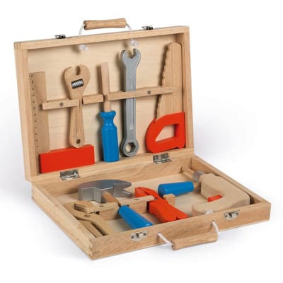 Maletín de herramientas de madera Brico'Kids1