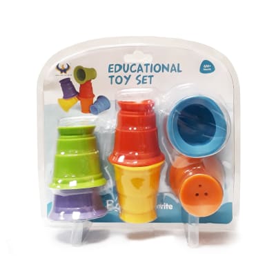 Vasos soft con ventosas set de 6 und1