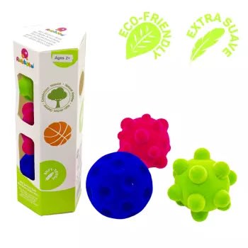 Set 3 pelotas texturas soft I1