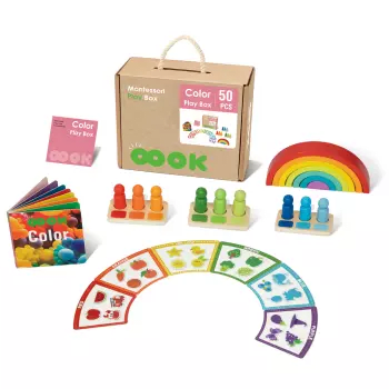 Kit Educativo Montessori El Color