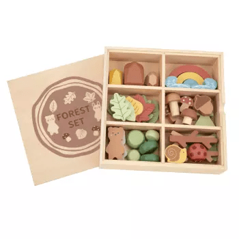 Kit Figuras del Bosque en Bandeja, 40 pz1