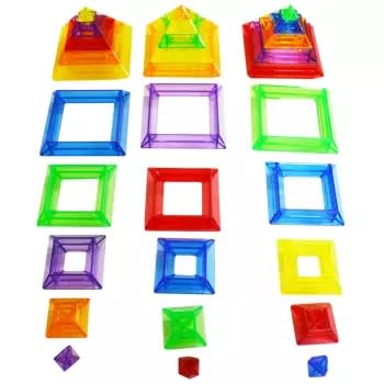 Pirámides translúcidas 30pz1