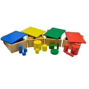 Cilindros Montessori 4 colores1