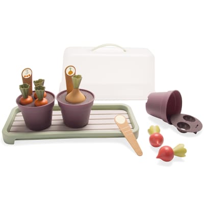 Juguete sustentable MIni invernadero 18pz Green Garden1