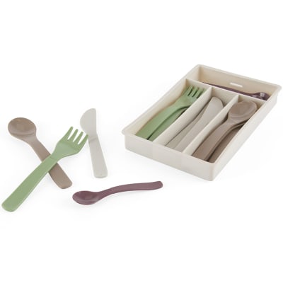 Juguete sustentable Set de cubiertos 17pz Green Garden1