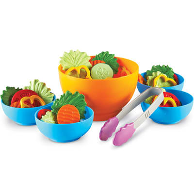 Set de ensaladas con bowls y pinzas 38pz1