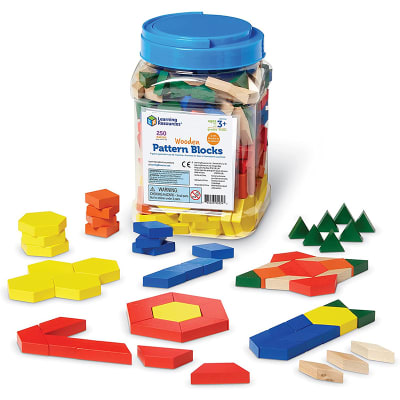 Set 250 bloques de mosaico en madera de 1cm1