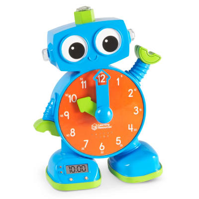 Reloj robot para aprender las horas