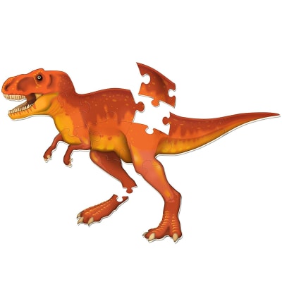 Dino puzzle gigante para piso, diseño T-Rex 20pz
