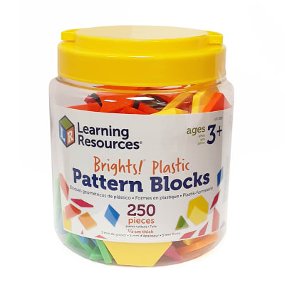 Bloques poligonales brillantes 250pz en pote