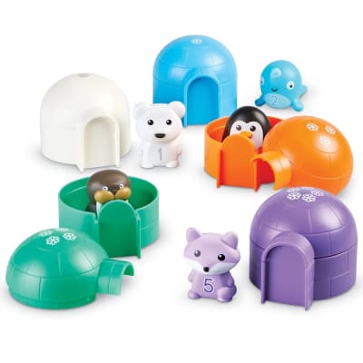 Ordena y busca amigos polares Peekaboo 15pz1