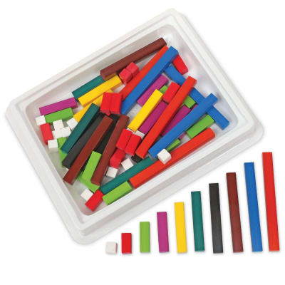 Barras cuisenaire de madera 74un1