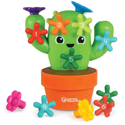 Carlos el cactus, juego de motricidad fina 16pz1