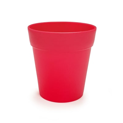 Macetero plástico 13x13cm rosado1
