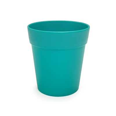 Macetero plástico 13x13cm turquesa1