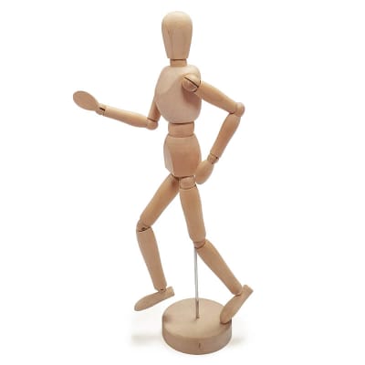 Maniquí articulado para dibujo masculino 30cm Mod.21