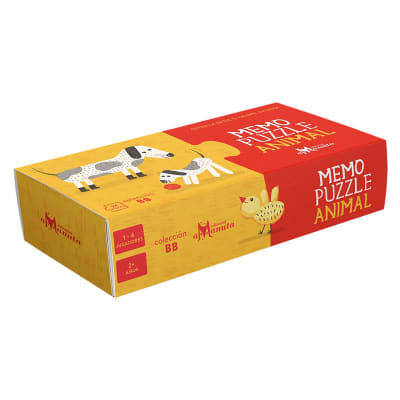 Memo puzzle animal