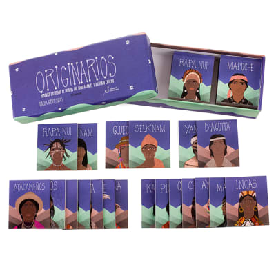 Originarios, memorice 40pz Pueblos que habitaron y habitan el territorio chileno1