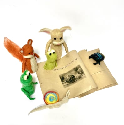 Mesa cuento animales del bosque vellón1